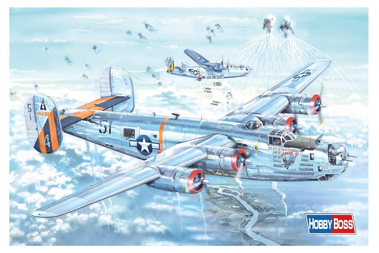 

Пластиковая модель самолета Hobby Boss Aircraft Series America Liberator 83211 1/32 B-24J