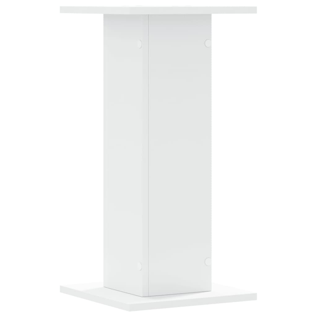 Plant Stand Set of 2 White 30 x 30 x 60 cm Engineered Wood
