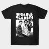 Herren Schwarzes Print T-Shirt Digable Planets No-Cut Transferpapier Print Baumwoll-T-Shirt