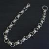Catena Pesante Robusta per Portafoglio da Biker Catena con Teschio Punk Portachiavi Metallico Catena con Moschettone