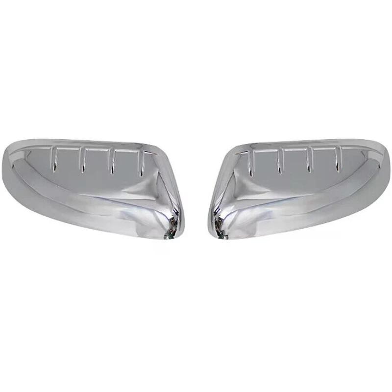 For Ford Explorer 2011-2015 Car Sticker Rearview Side Mirror Cover Wing Cap Exterior Door Rear View Case Trim Chrome Black ABS