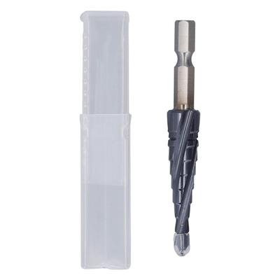 Spiraalgegroefde Trappenboor 4mm tot 12mm Stap 14in Schacht M35 Kobalt 9 Maten Meertraps Kegelboren
