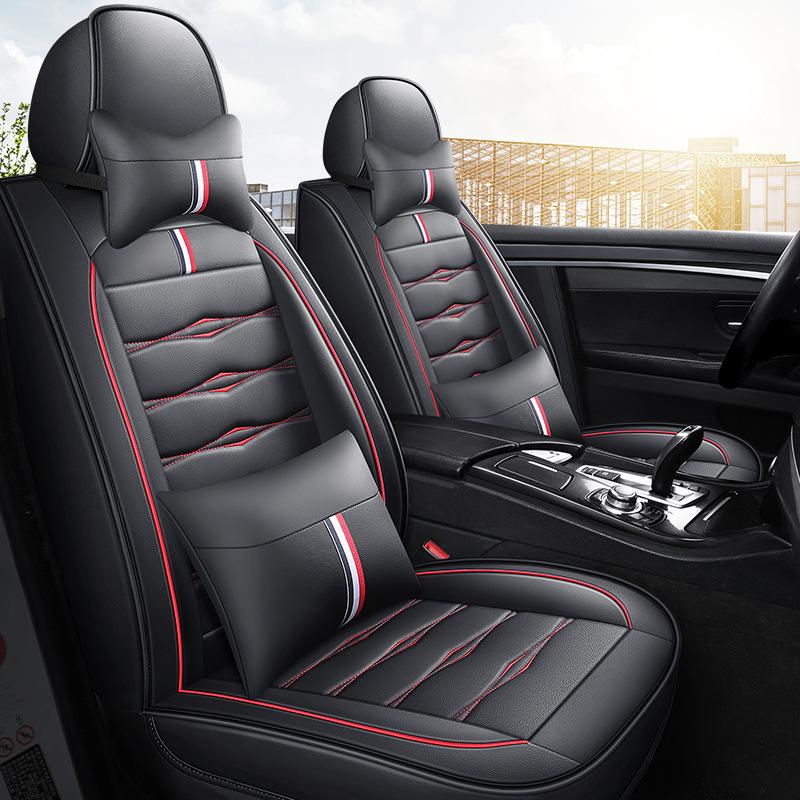 New PU Leather Automotive Seat Covers for Cars SUV Truck Sedan Universal Anti Slip Car Seat Cover(Only 1PC Cover)