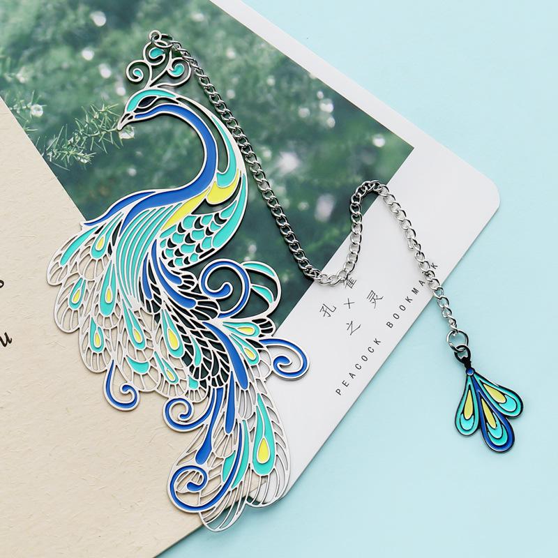 Retro Chinese Style Metal Bookmark: Creative Cultural Souvenir Gift