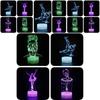 Modern Minimalist Led Night Light Acrylic Lampshade Perfect For Birthdays And Celebrations