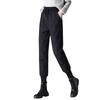 Graphene Warm Black and Gold Down Pants, Winter Velvet Thickened Cold-resistant Super Thick Legged Cotton Pants