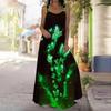 Women's Slip Dress Maxi Long Dress Butterfly Print Stitching Print Dress Spring & Summer Leisure Vacation