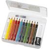 uni uni water color watercolor pencil coloring compact set chapter 1 basic tone 12 colors