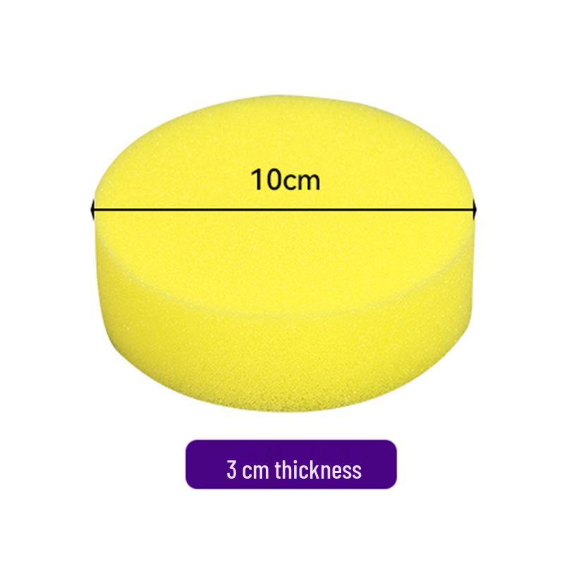 High-Density Round Waxing and Polishing Sponge for Car Cleaning