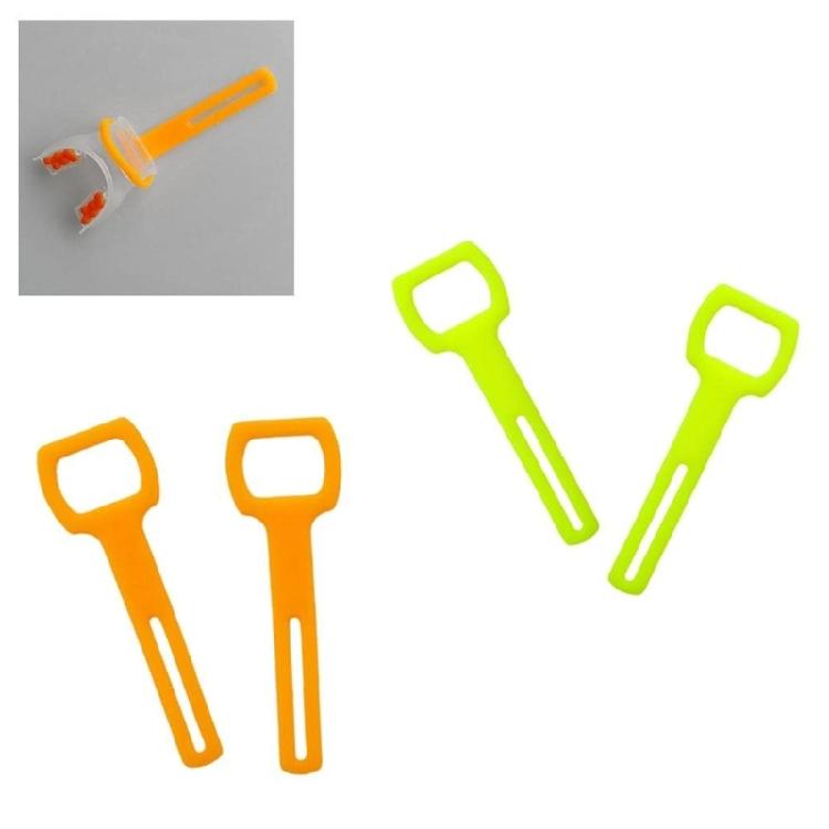 4pcs Adjustable Diving Strap Silicones Regulator Octopuses Wrap Holder for Ocean Diving and Snorkeling