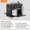 Raboteuse Dégauchisseuse - VEVOR - M1B-LS-3301 - 1800W - 23500 tr/min - 30,1x33cm