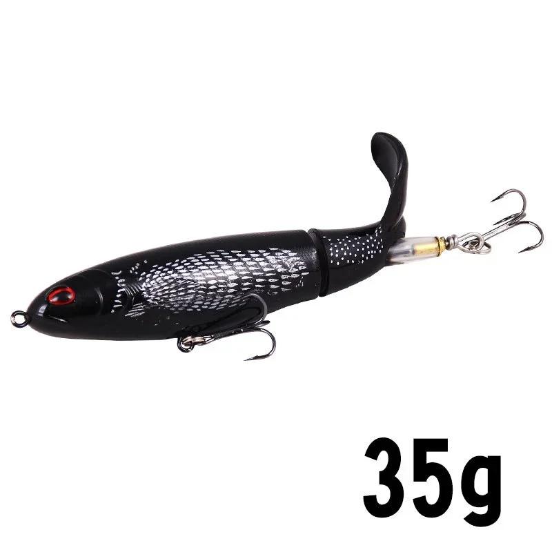 1Pc 14cm Wobbler Fishing Lure-topwater Fishing Lure with Propeller Tail-easy To Catch Catfish Pike Bass Soft Rotating Tail Bait