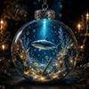 Ocean Inspired Bedroom Wall Decorations Animal Christmas Ball Ornament 3D Marine Life Hanging Decoration Underwater Sphere Ornaments Beach