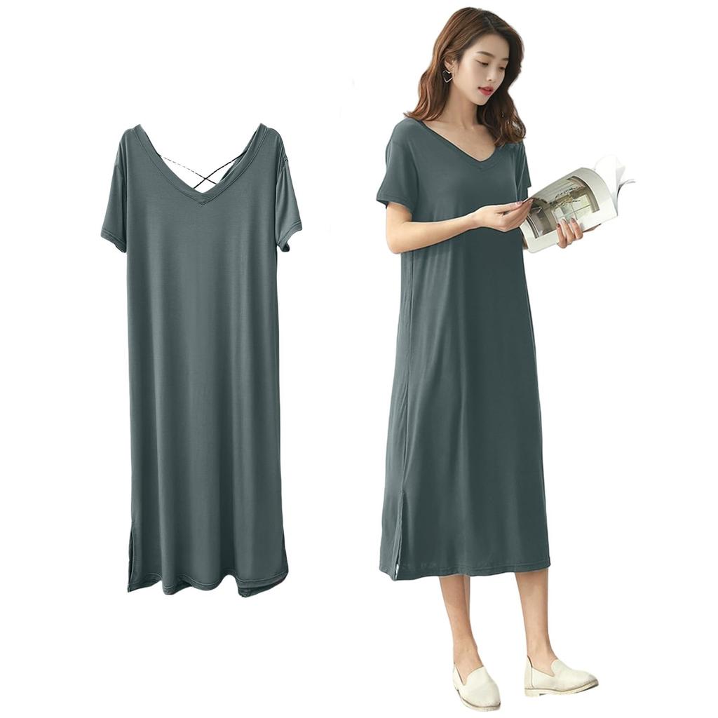 Pajamas Specialty Room Night Short Room [YunXiozy Star] Store, Wear, Women's Loungewear, Pajamas, One-piece, Plain, Summer, Negligee, Bra,