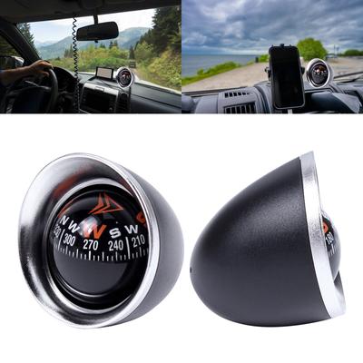 Dash Mount Compass Mini Automotive Dashboard Car Ball Compass Car Decoration Surface Mount Compass for Car Dashboard