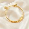 Elegant open bangles with various beaded decorations and bells are suitable for women to wear on various occasions such as weddings, banquets, and