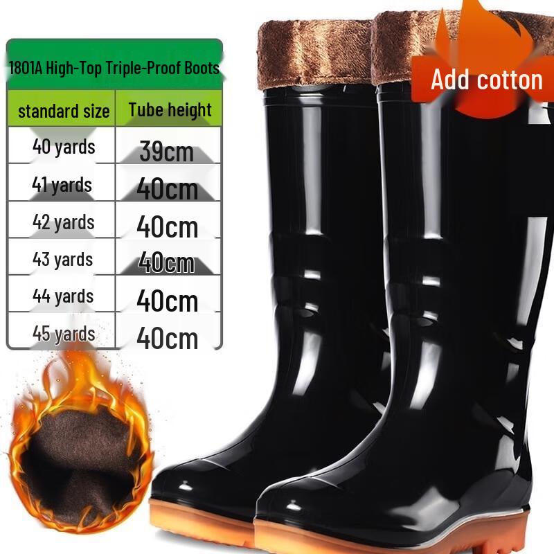 Men s Waterproof Work Rain Boots