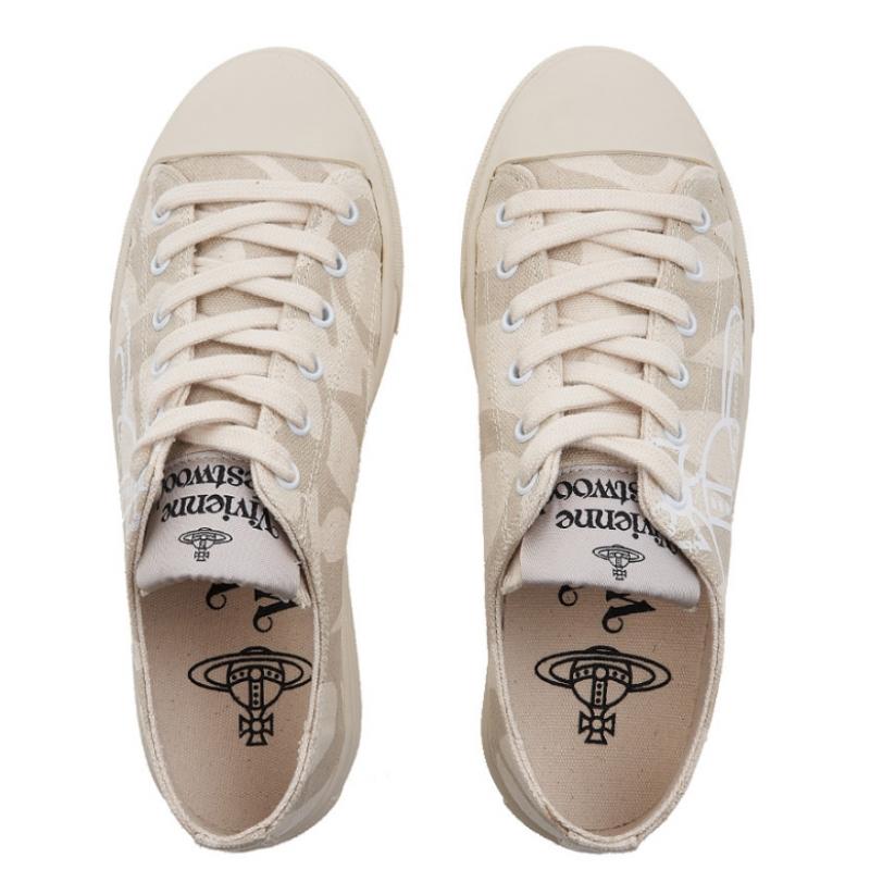 Vivienne Westwood Women Orb Print Canvas Sneakers 75020005w W00jw P203