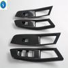 Window Lift Button / Head Lights Button / Inner Door Bowl Cover Trim For MG3 MG 3  - 2025 Carbon Fiber Look Accessories