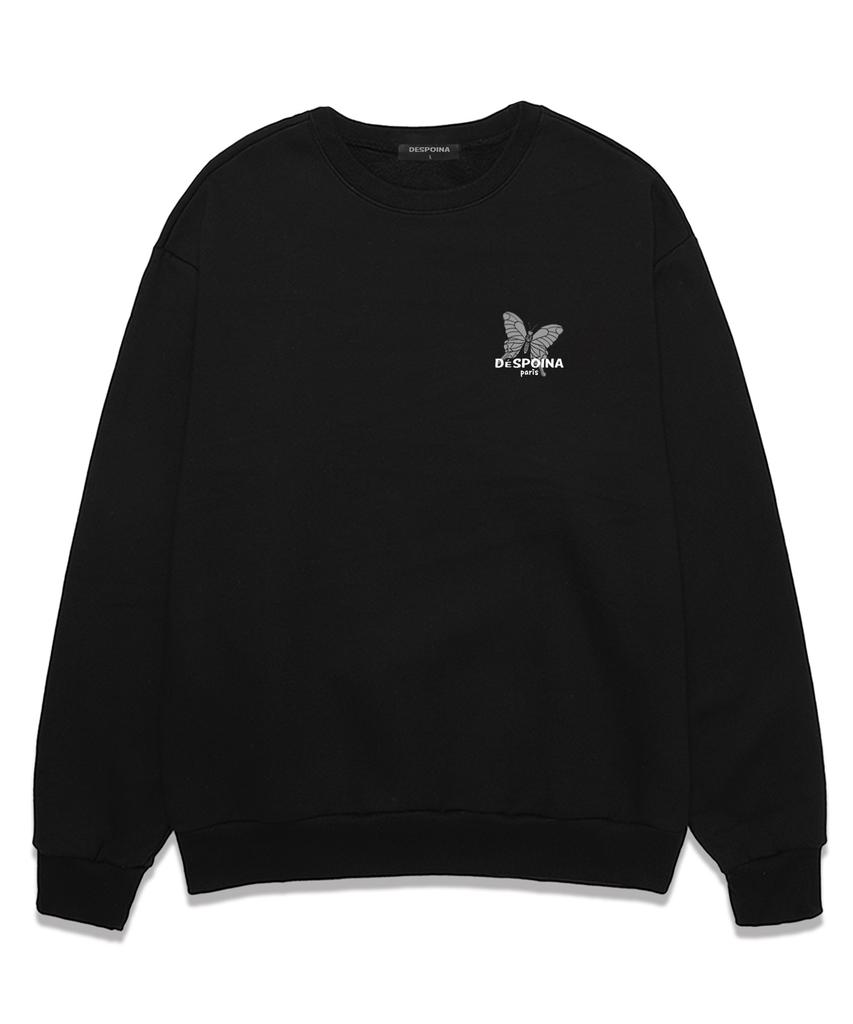 Ujeu Mini Butterfly Sweatshirt (Dls019) Black (A Type)