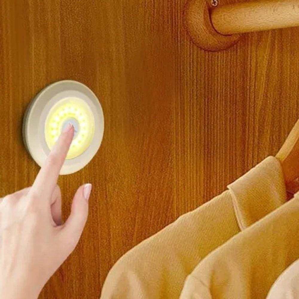 Batteriebetriebene LED Unterbauleuchte mit Fernbedienung Touchsensor Schrankleuchten Weiß/Warmes Licht Kabelloses Nachtlicht