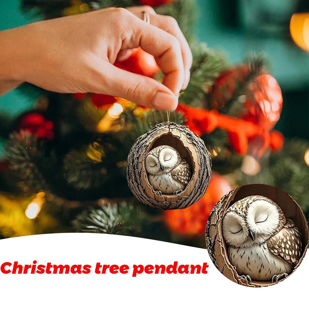 2D Acryl Tier Weihnachtsdekoration Weihnachtsbaum Anhänger