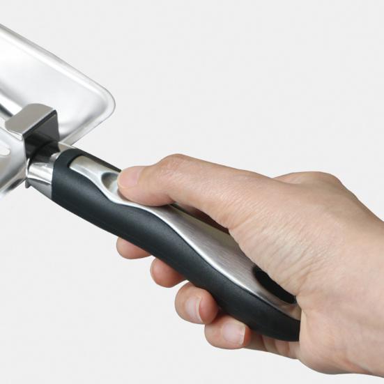 Stainless Steel Cat Litter Scoop with Deep Shovel Long Handle Slotted Litter Scooper Heavy Duty Non-stick Poop Sifting Shovel Sifter Pet Supplies