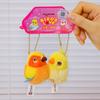 Budgie Simulated Love Parrot Plush Doll Bag Pendant With Attraction Magnetic