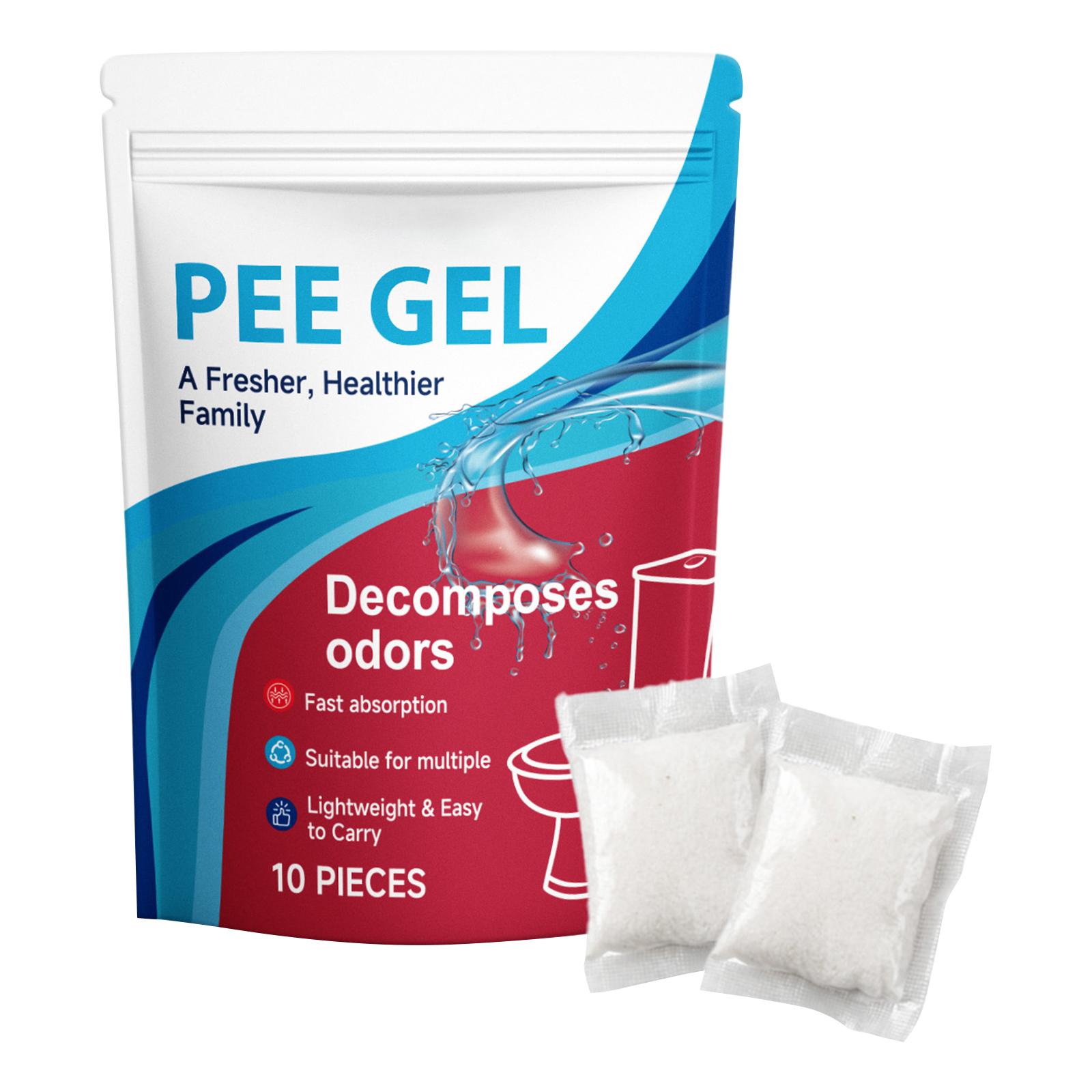Portable Toilet Gel Urine Fixative, Deodorant, Urine-absorbing Gel, Travel Backpack Hiking Liquid Fixative. One Size белый