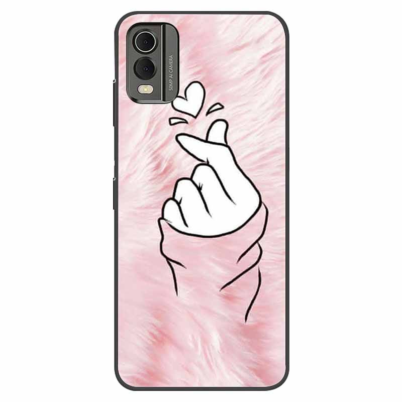 For Nokia C32 Case Shockproof Soft silicone TPU Back Cover For Nokia C32 C 32 Phone Cases NokiaC32 Cute Cartoon Fundas Shells