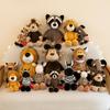 1 Piece 25Cm Soft Dolls Jungle Lion Elephant Tiger Dog Fox Monkey Deer Stuffed Plush Forest Animals Kids Toys Children Gift