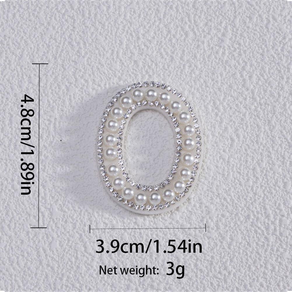 Pearl Letters Clothes Letter Alphabet Embroidery Sparkle