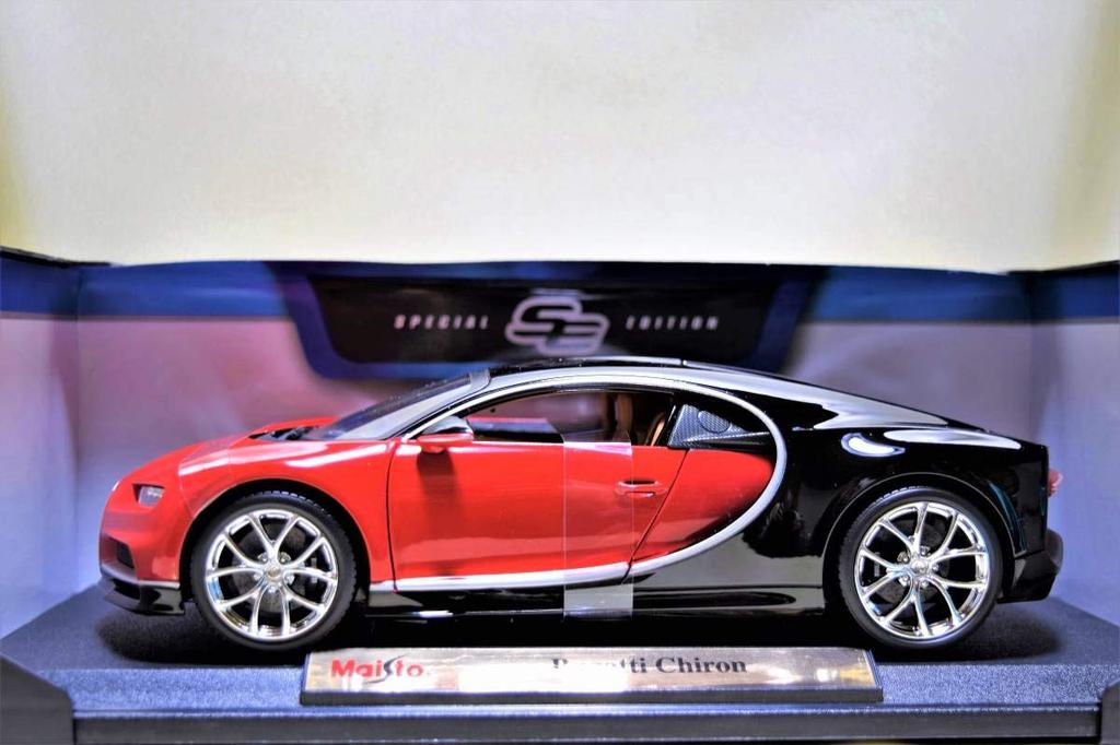 Maisto scale rare Bugatti Chiron red Bugatti Chiron Common Set [Common Set] 1/18