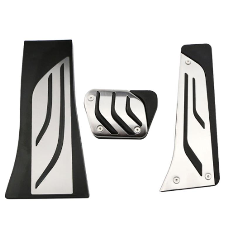 Car Pedals Kit for BMW X5 X6 F15 F16 E70 E71 E72 2008 - 2018 AT Accelerator Gas Brake Footrest Pedal Cover LHD Stainless