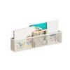 Metal Picture Book Sorting Rack Ultra Narrow Art Bookshelf Picture Book Organizer  Behind The Door