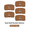 Car Suede Safety Belt Buckle Protector Cover Interior Accessories For Volvo AWD C30 C70 S60 S80 T6 V40 V50 V60 V70 V90 XC60 XC90