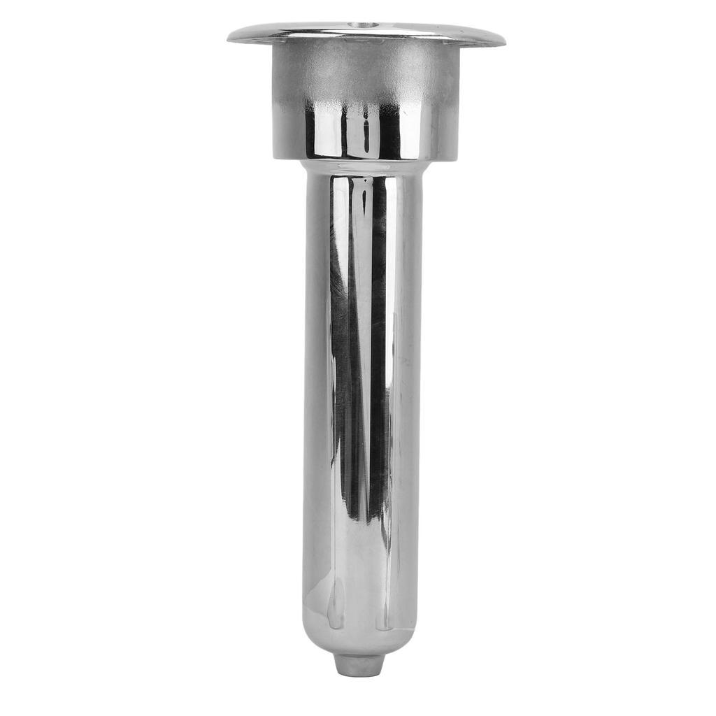 2 In 1 Boat Fishing Rod Cup Holder Stainless Steel Strong Structure 280mm Round Top Cup Holder for