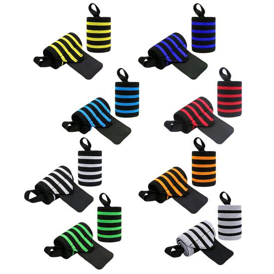 2Pcs Wrist Compression Strap Adjustable Wrist Support Wrap Sprain Prevention Men Women Strength Training Weightlifting Deadlifts Wrist Brace