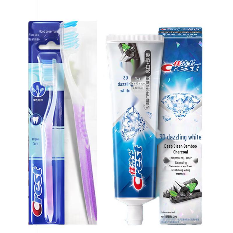 Набор зубная щетка Crest Triple Care и зубная паста 3D White