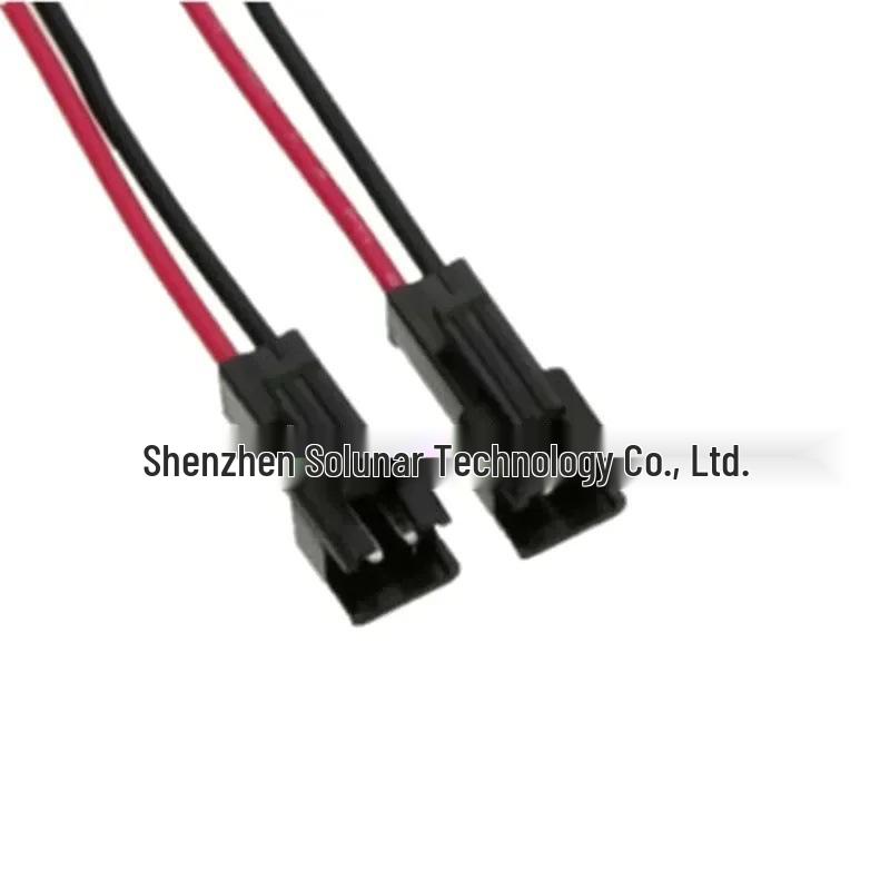 SM Male/Female Plug Cable 2.54MM Air Connection, 3-Battery Charging, 4P Terminal Power Cord, LED Light.