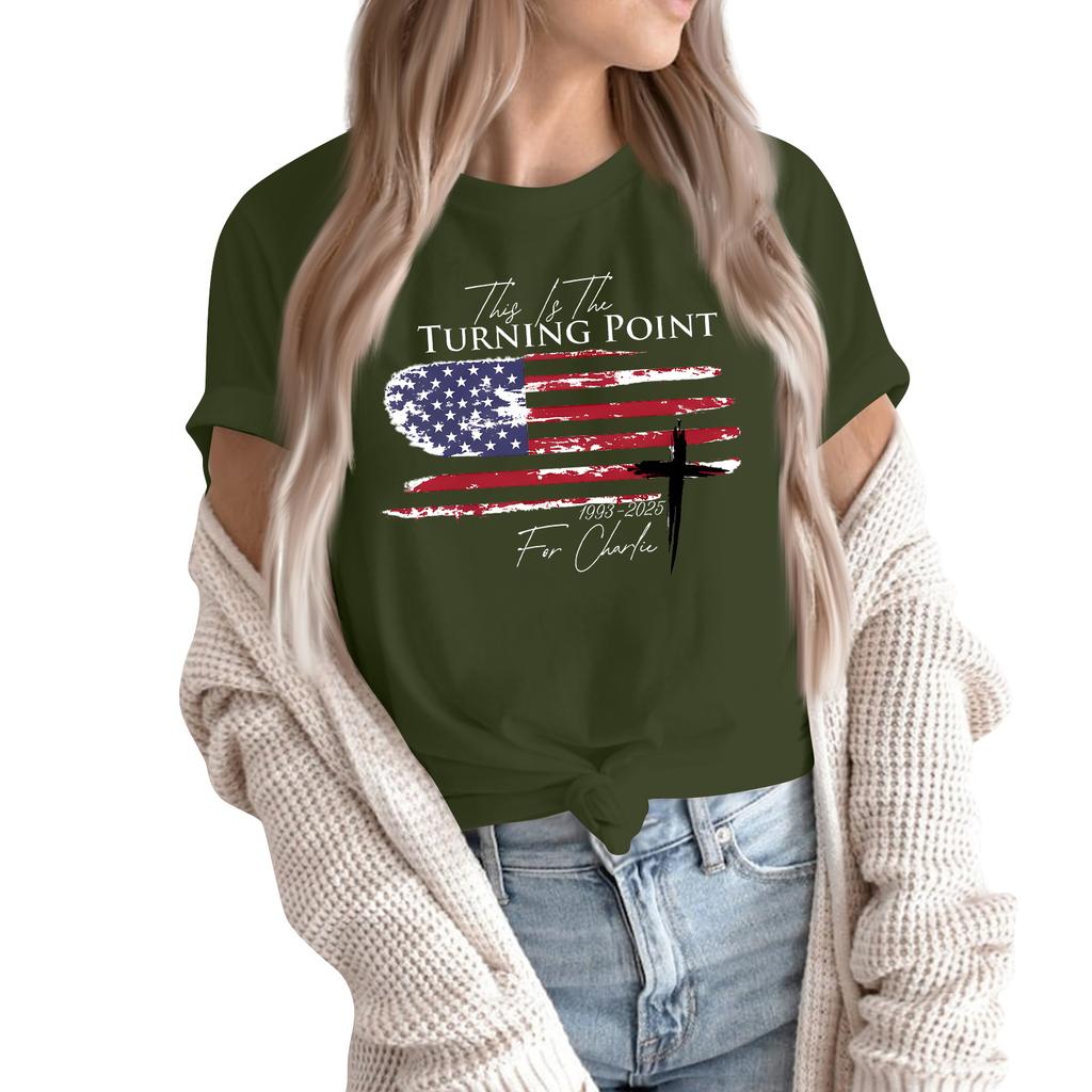 Dámská móda Ležérní Tištěné Krátký rukáv Kulatý výstřih Pulovry