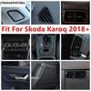 Pillar A Speaker / Window Lift / Middle Air AC Outlet Frame / Shift Gear Cover Trim Accessories Fit For Skoda Karoq 2018 - 2025