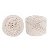 4 mm Baumwoll-Makramee-Seil, naturbeige, gedrehte Kordel, handgefertigt, 100 m