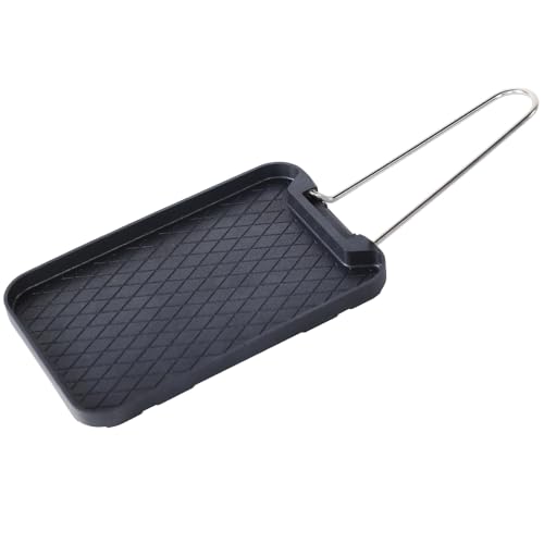 

Soomloom Grill Tray FIZZ Grill Plate for Grilling Meat and Fish, Aluminum Alloy Lightweight BBQ Tray Grill Pan for Outdoor Camping Cookware