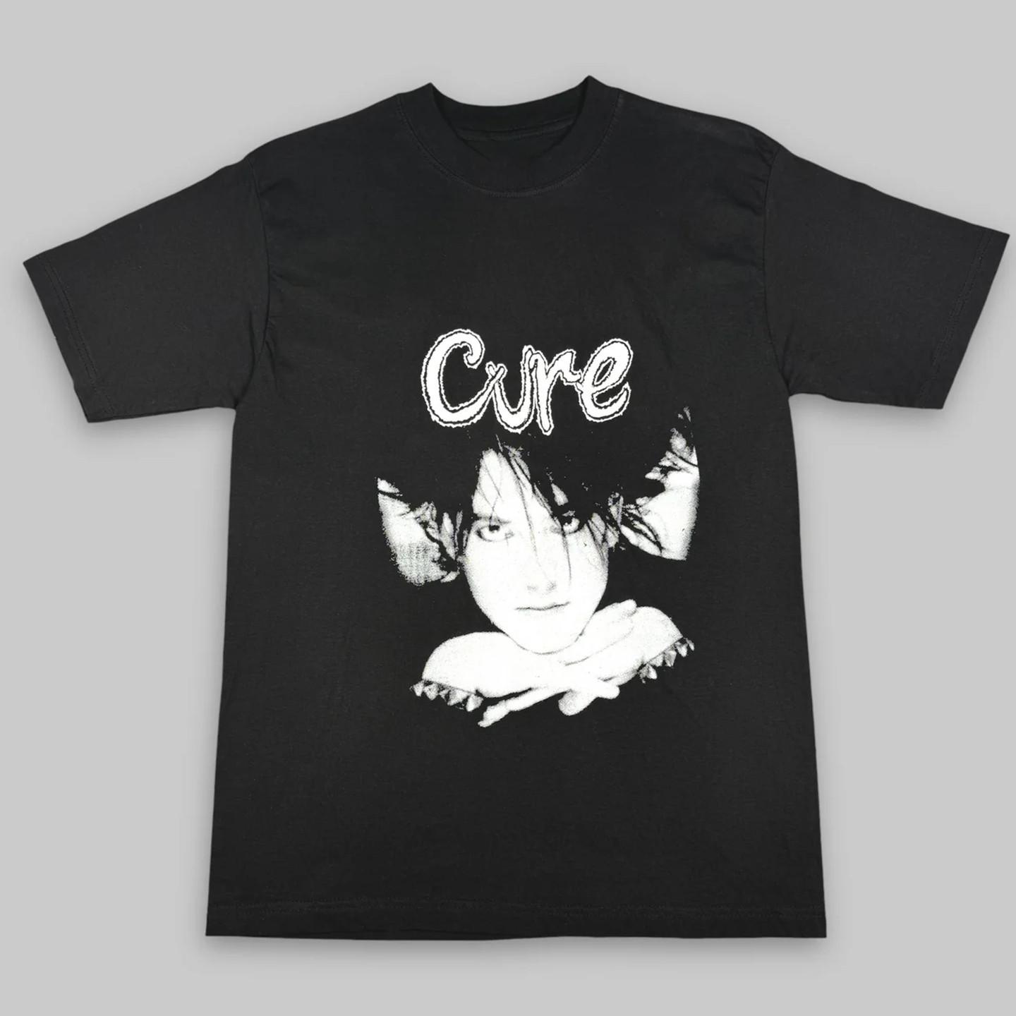 

26th Anniversary New Model The Cure Healing Band American Rock LongSleeved Vintage LooseFitting Casual Mens TShirt M