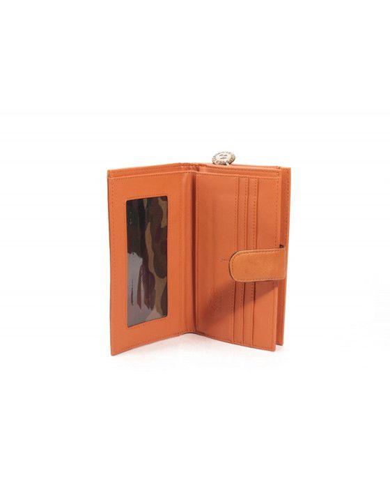 Porte monnaie - Le temps des Cerises - Mania PM1 - Cuir - Camel - 20x11x3 cm