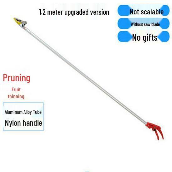 Yüksek Dallar İçin Teleskopik Budama Makası ve Meyve Toplayıcı - Trabzon Hurması, Liçi, Longan ve Malta Eriği İçin İdeal
