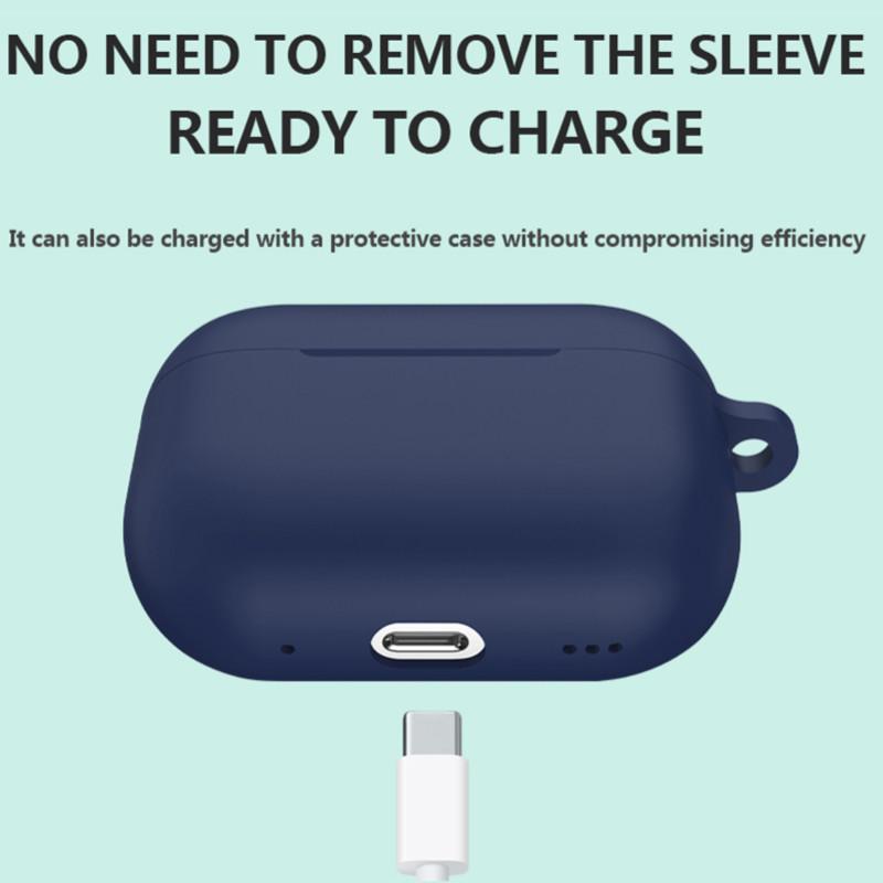 For Apple Airpods Pro2 Silicone Cover Case New Airpods Pro 2 Skin Bluetooth Earphone Cases Air Pods Pro2 Protective Accessories