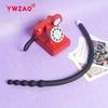 YWZAO Einlauf-Duschkopf Anal-Plug Silikon Lang 60cm 4 Auslasslöcher G55