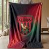 West Bromwich Albion Fotballtrykk Flanellteppe, Mykt Varmt Lett Kastepledd for Sofa Seng Camping